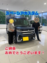スペーシアカスタム　ご納車